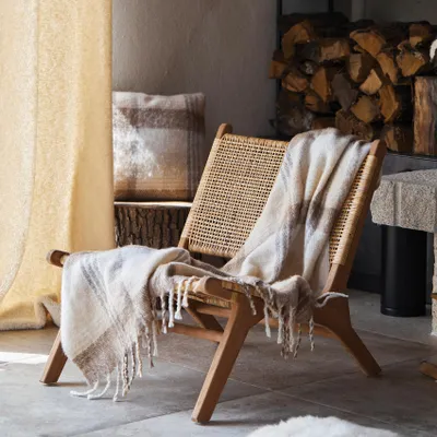 Produktbild von Plaid Tartan Schottenmuster Mohair-Effekt