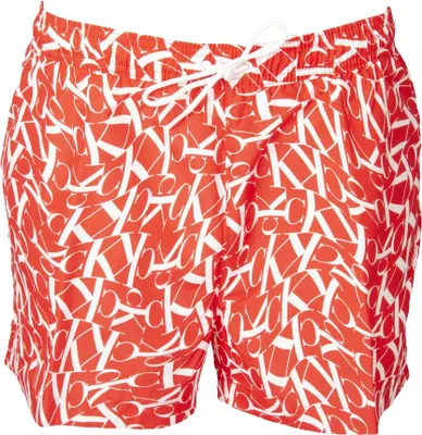 Image de Boxer mer CK CALVIN KLEIN maillot de bain homme piscine avec logo imprimé poches et cordon de serrage à la taille article KM0KM00802, M, Poliestere 100%