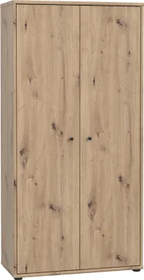 Produktbild von Mehrzweckschrank >TEMPRA2< 2 Türen, 4 Böden, Artisan Eiche Nachbildung - 73,7x149,5x34,8cm (B/H/T)