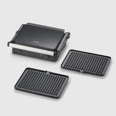Produktbild von Elektrogrill SEVERIN KG2398, 30x22cm Grillfläche, Abnehmbare Platten, Keramikbeschichtung, 1800W