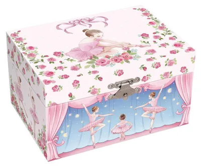 Produktbild von Harlekijn Schmuckkästchen Musikdose Ballerina rosa Twinkle Twinkle 3+ Schmuck