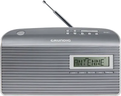 Produktbild von Grundig Music GS 7000 DAB+, Tragbar, Analog & Digital, DAB, DAB+, FM, 9 cm, LCD, Grau, Silber