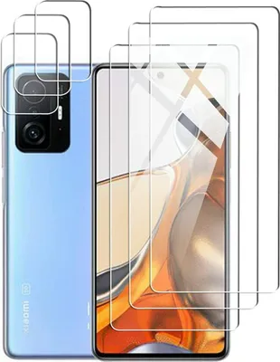 Image de 3X verre de protection ( écran + caméra ) pour Xiaomi 11T /11T Pro 5G film blindé 9H
