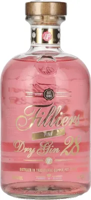 Produktbild von Filliers Dry Gin 28 PINK 37,5% Vol. 0,5l