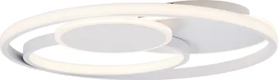 Image de BRILLIANT LED Plafonnier Runda | Applique murale moderne | 50cm | blanc mat | CCT | 50 W | 5200 lm | 3000 - 6500 K