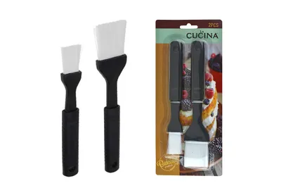 Obrázok produktu pre La Cucina 2-dielna súprava štetcov na pečivo - čierna
