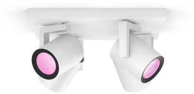 Immagine prodotto di PHILIPS Lighting Hue faretto da soffitto EEK: A+ (A++ - E) Argenta GU10 28 W RGBW