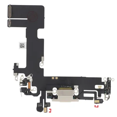 Image de Clappio, prise de charge pour iPhone 13, prise Lightning + microphone, blanc