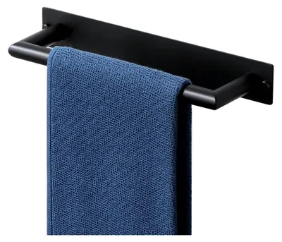 Produktbild von Handtuchhalter ohne Bohren aus 304 Edelstahl, Wandmontage, schwarz, Set für Badezimmer