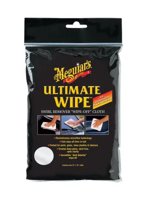 Image de Meguiars Ultimate Wipe Microfibre Chiffon microfibre Chiffon de polissage Entretien automobile E100EU