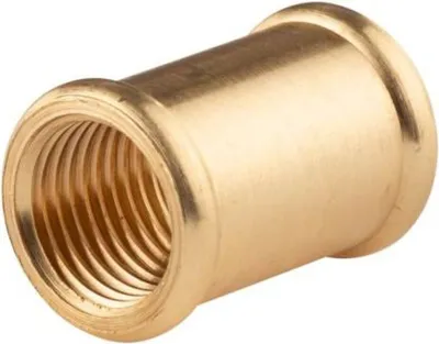Produktbild von Messing Gewinde-Fitting Muffe 1/4'IG - 1/4'IG (DN 8) - schwere Ausführung