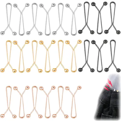 24 Hosen-Clips zum Engerstellen, Taillenversteller, 4 Farben