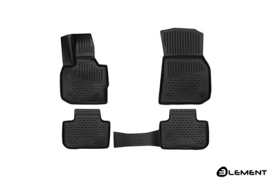Produktbild von ELEMENT Gummi-Fussmatten 3D kompatible mit BMW X3, 2017->, 4 tlg.