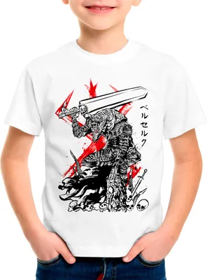 Produktbild von BaumwolleCloud Mighty Swordsman Kinder T-Shirt anime manga berserk cosplay
