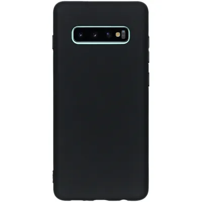 Produktbild von Markenlos Samsung Galaxy S10 Plus Hülle - Silikon - Backcover - Schwarz