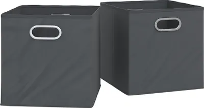 Produktbild von Vicco Faltbox , 30 x 30 cm 2er Set, Anthrazit
