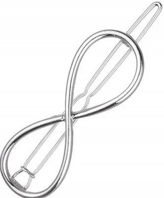 Produktbild von Haarspange - Frisuren-Styling - Haarschmuck - Silber - Universelle Größe - Schmuckmetall - B84