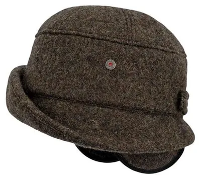 Balke Damen Woll-Stoffhut mit Ohrenklappen & Teddy-Innenfutter in grün