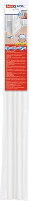 Produktbild von tesamoll Tür Zugluftstopper glatte Böden (1 Stck.) - 95 cm x 25 mm - weiß
