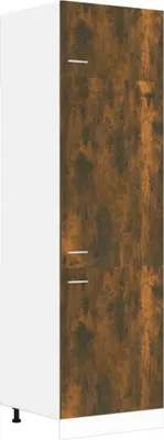 Zdjęcie produktu dla vidaXL Lodówka wisząca Lyon dąb wędzony 60x57x207 cm materiał drewnopochodny
