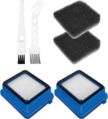 Produktbild von Staubsaugerzubehör-Set mit Baumwollfilter und Fugenreinigungsbürste