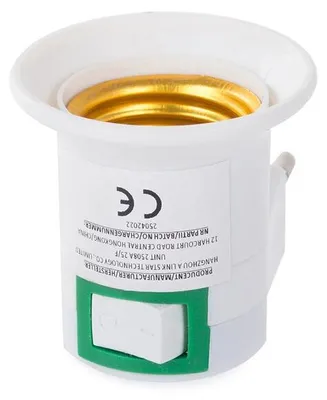 Immagine prodotto di Verk 12267 Adattatore per lampadina con filettatura E27 230V