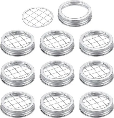Image de Couvercles de pot, lot de 12, Ø 70 mm, pour fleurs