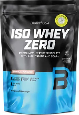Produktbild von Biotech USA Iso Whey Zero Protein 454g Beutel Schokolade