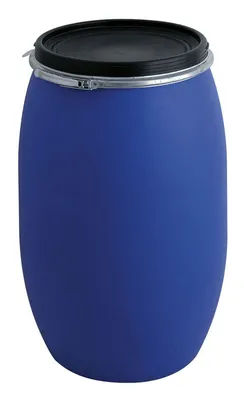 Tonne aus Kunststoff 220 Liter Blau, Schwarz VB 225002