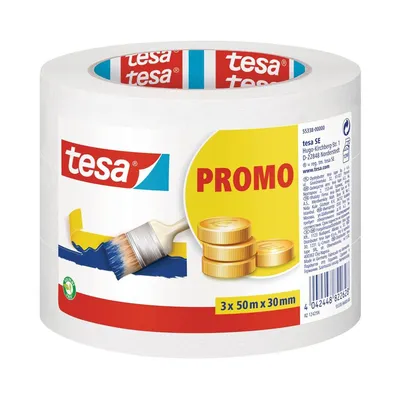 Obrázok produktu pre Tesa 55338-00000-16 tesa Malerband Economy 3x 50m x 30mm
