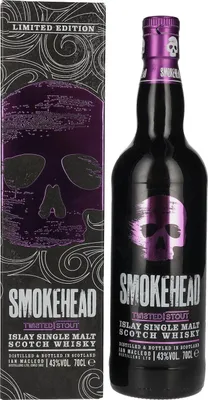 Produktbild von SMOKEHEAD Twisted Stout Islay Single Malt Scotch Whisky, 43% Vol. 0,7 l