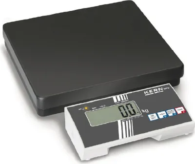 Produktbild von KERN & SOHN Personenwaage, 300 kg, Schwarz, Weiß, AC, 315 mm, 300 mm, 55 mm