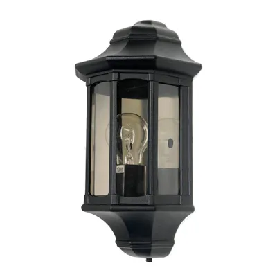 Productafbeelding van Elstead Newbury buitenwandlamp, E27, zwart, IP44