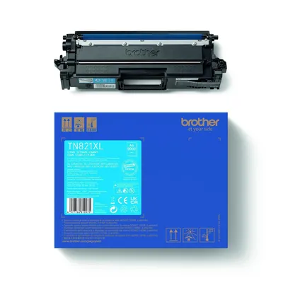 Produktbild von Brother TN-821XLC - Sehr hohe Ergiebigkeit - Cyan - original - Tonerpatrone