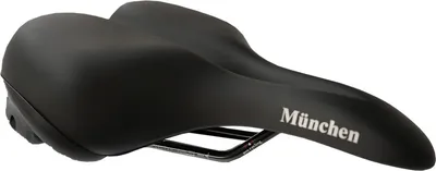 Image de P&P selle confortable München 089 noir, Uni, 265x195 mm, 624g, noir