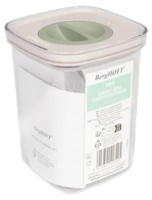 Produktbild von BergHOFF 3950662, Container, Rechteckig, 1 l, Grün, Transparent, Polypropylen (PP), Silikon, BergHOFF