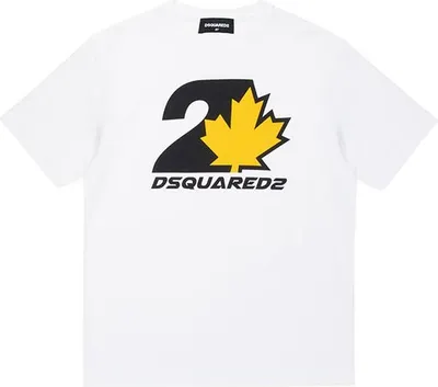 Produktbild von Dsquared2 Kids Dq2471 Kurzarm-t-shirt Weiß 4 Years Weiß 4 Years