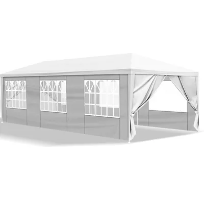 Obrázek produktu pro FCH Party stan 3x9 m - Zahradní pavilon se střechou a 8 bočními stěnami - Zahradní stan