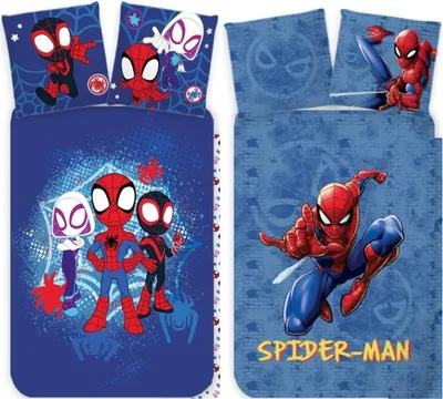 Produktbild von Spiderman & Spidey - 2 x Wende-Bettwäsche Doppelpack, 135x200 & 80x80