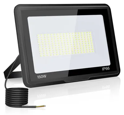 LED-Strahler 15000 Lumen, 6000 K, kaltweiß, IP66, für Außenbereich
