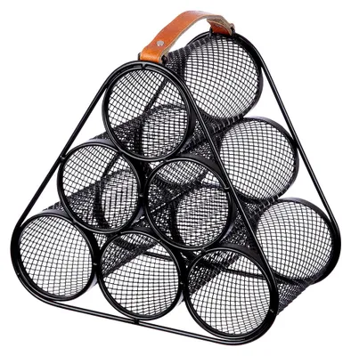 Image de Casablanca Weinregal, "Industrial", Metall, schwarz, , L. 18,5 cm, B. 29 cm, H. 28 cm 60207