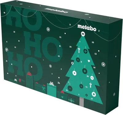 Produktbild von metabo Adventskalender Werkzeug 2025 Männer, Wert 200 €, Sonderedition Heimwerker Werkzeugkalender für den Mann, Advent Kalender Werkzeuge Mann