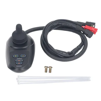 Zdjęcie produktu dla Elektryczny sterownik wózka inwalidzkiego EABS-Parking Beztarciowa zmiana prędkości Sterownik joysticka wózka inwalidzkiego 45A DC24V