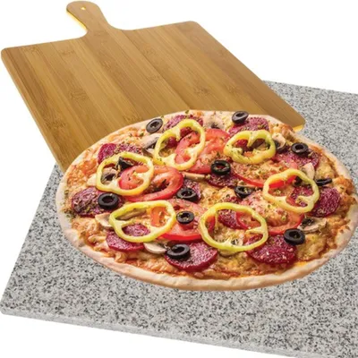 Obrázok produktu pre Ruhhy 24264 Kámen na pizzu + lopatka
