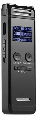 Obrázok produktu pre 32G digitálny diktafón Povolené prehrávanie záznamu Hudobný prehrávač MP3 s mikrofónom a reproduktorom Podpora nahrávania v HD kvalite 1536 KBPS Ochrana heslom Variabilná rýchlosť 24 systémových jazykov Nabíjanie cez USB na prednášky, stretnutia, rozhovory v triede so slúchadlami