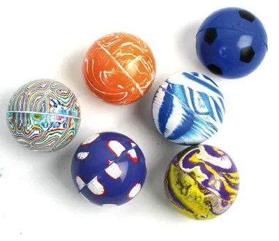 Produktbild von Springball 4,3cm bunt 8 fach sortiert
