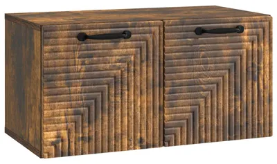 Immagine prodotto di vidaXL Mobile TV da parete in rovere affumicato 59,5 x 31 x 30 cm
