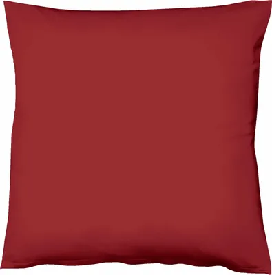 Produktbild von liebling Kissenhülle Interlock Jersey 40 x 40 cm, Farbe bordeaux rot, Kissenbezug aus 100% Baumwolle, edler Glanz, waschbar 60 Grad