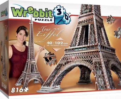 Obrázek produktu pro WREBBIT 3D puzzle Eiffelova věž 816 dílků