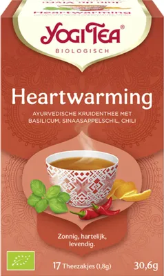 Produktbild von Yogi Tea Herzerwärmender Tee, 17 x 18 Gramm